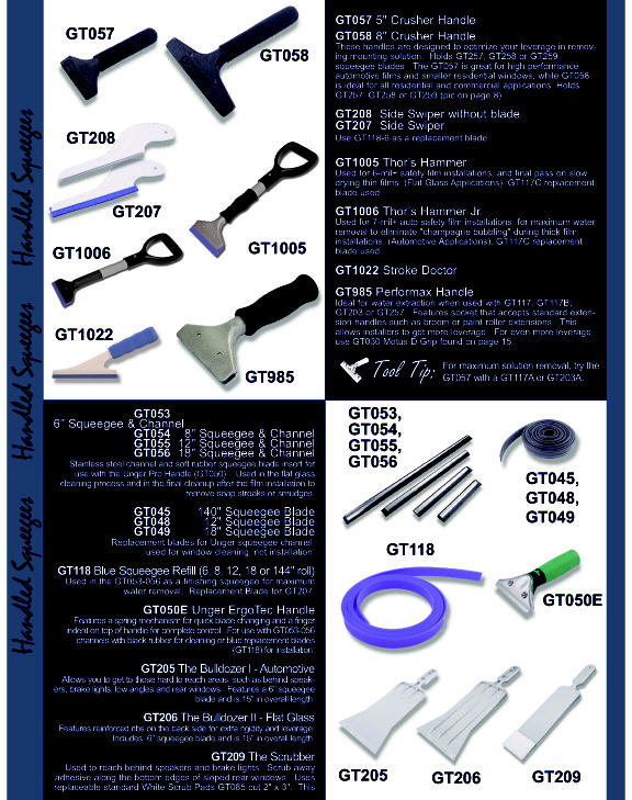Tool Catalog Page 5 Handles Squeegees
